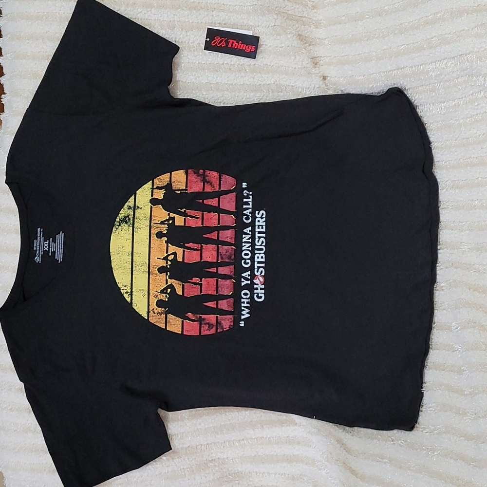 NEW Ghostbusters Tshirt who ya gonna call Graphic Hybrid Apparel XXL 80s Things